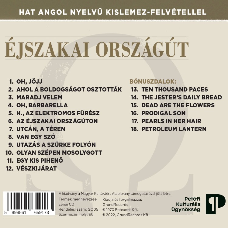 Omega - Éjszakai országút (CD)