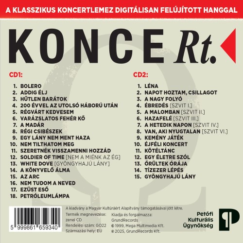 Omega - KonceRt. [Népstadion, 1999.] (2CD)