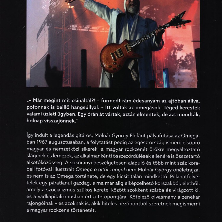 Molnár György - Tóth Péter: Omega a gitár mögül - Ahány kép, annyi történet (könyv)