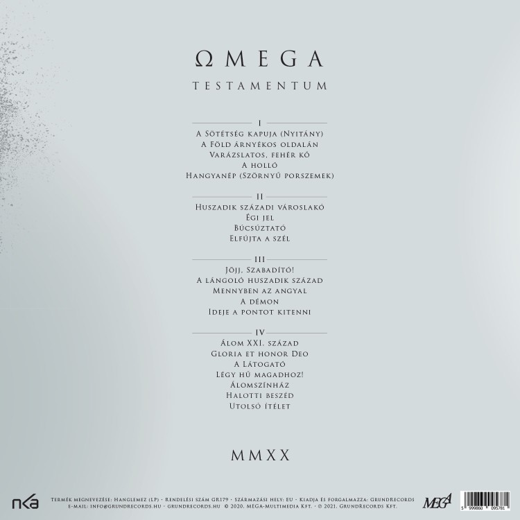 Omega - Testamentum (2LP)